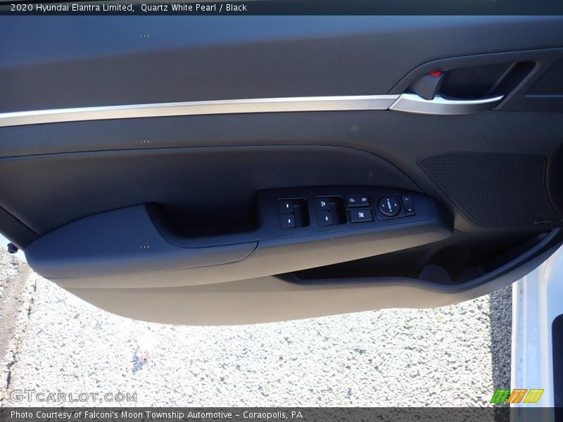 Quartz White Pearl / Black 2020 Hyundai Elantra Limited