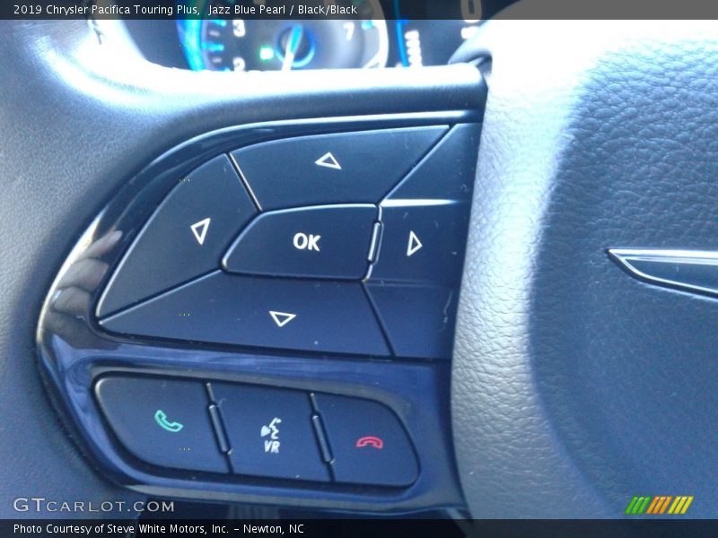 Jazz Blue Pearl / Black/Black 2019 Chrysler Pacifica Touring Plus