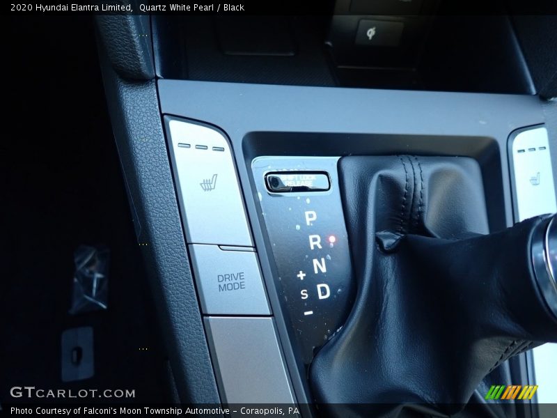 Quartz White Pearl / Black 2020 Hyundai Elantra Limited