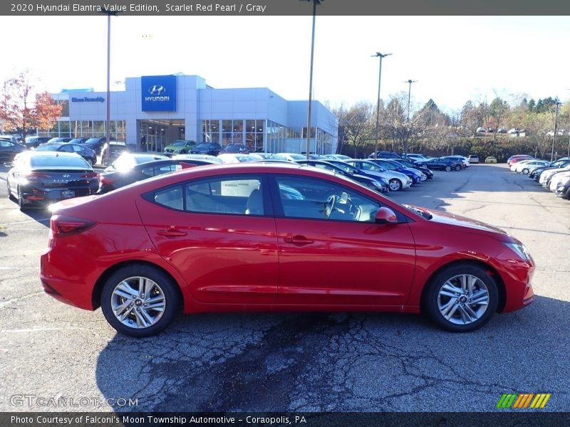 Scarlet Red Pearl / Gray 2020 Hyundai Elantra Value Edition