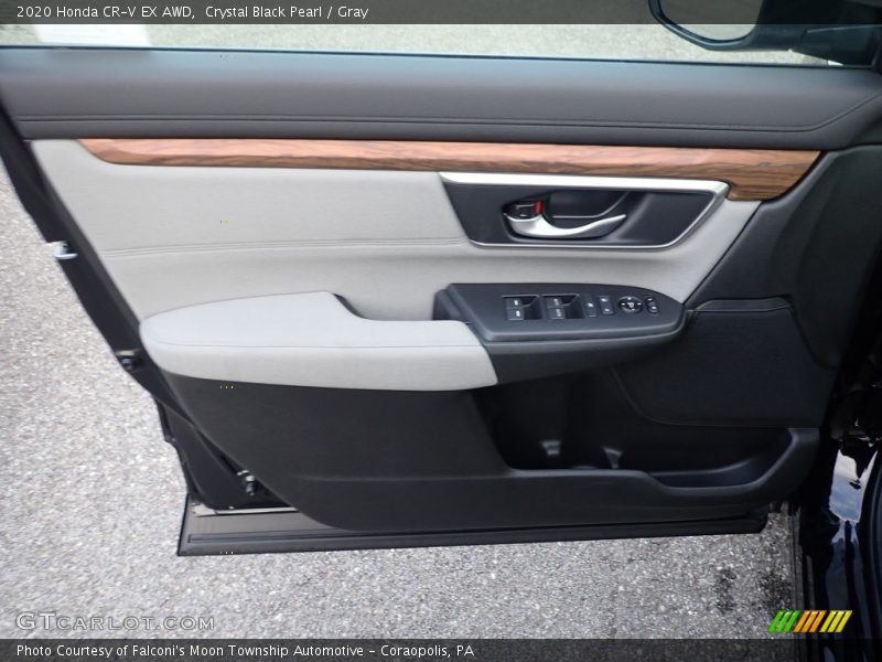 Crystal Black Pearl / Gray 2020 Honda CR-V EX AWD