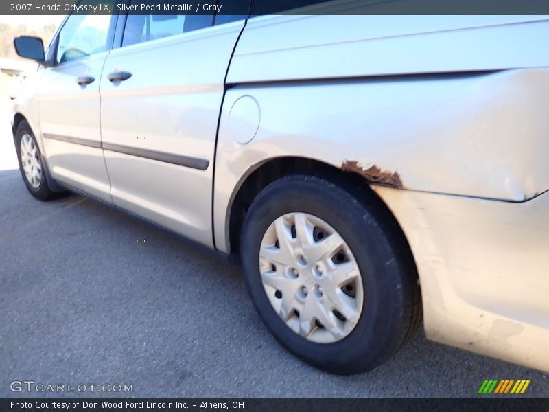 Silver Pearl Metallic / Gray 2007 Honda Odyssey LX