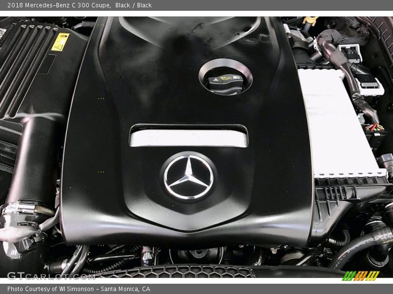 Black / Black 2018 Mercedes-Benz C 300 Coupe