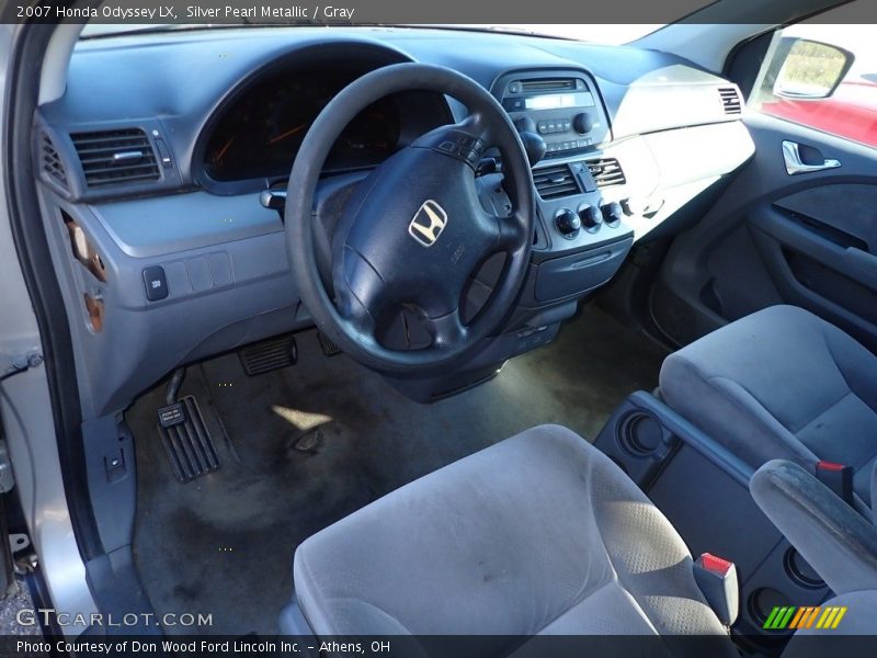 Silver Pearl Metallic / Gray 2007 Honda Odyssey LX