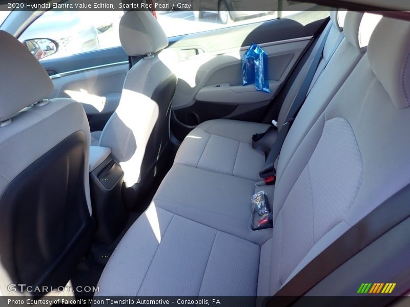 Scarlet Red Pearl / Gray 2020 Hyundai Elantra Value Edition