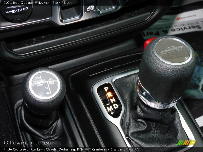  2021 Gladiator Willys 4x4 8 Speed Automatic Shifter