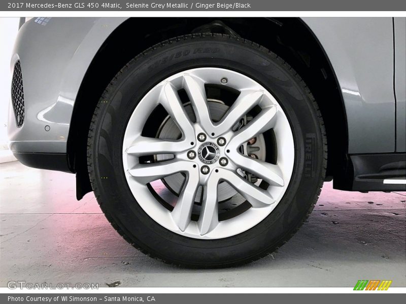 Selenite Grey Metallic / Ginger Beige/Black 2017 Mercedes-Benz GLS 450 4Matic