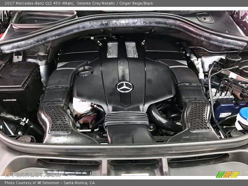 Selenite Grey Metallic / Ginger Beige/Black 2017 Mercedes-Benz GLS 450 4Matic
