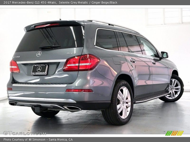Selenite Grey Metallic / Ginger Beige/Black 2017 Mercedes-Benz GLS 450 4Matic