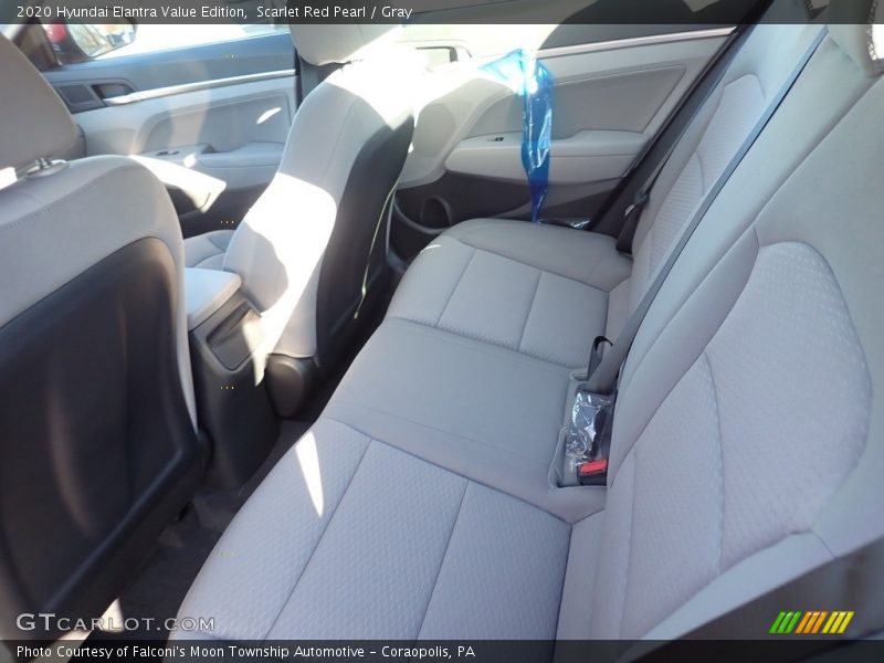 Scarlet Red Pearl / Gray 2020 Hyundai Elantra Value Edition