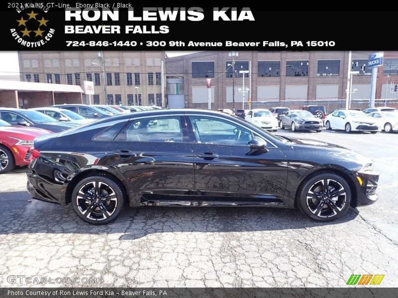 Ebony Black / Black 2021 Kia K5 GT-Line