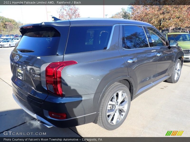 Rainforest / Black 2021 Hyundai Palisade Limited AWD