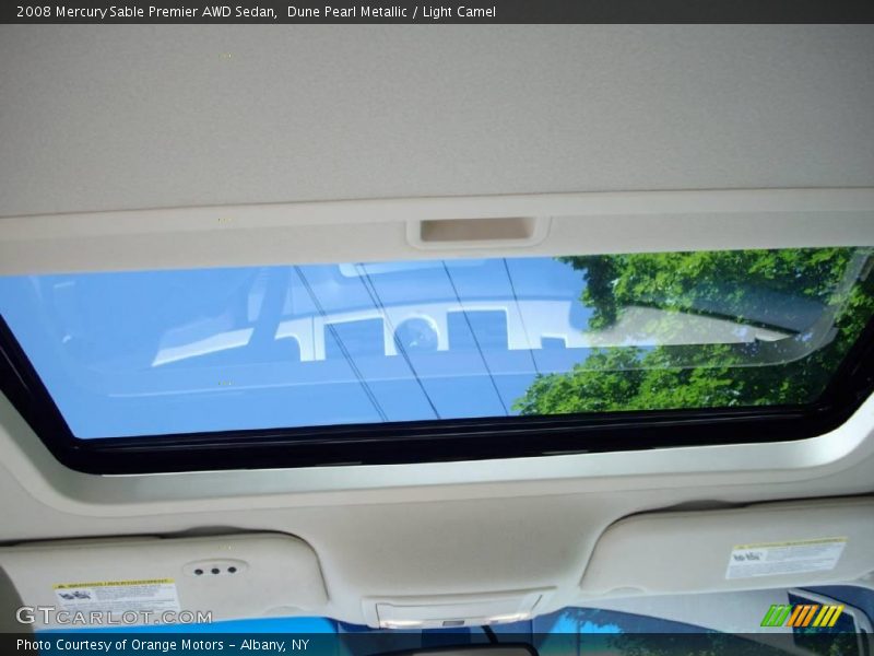 Dune Pearl Metallic / Light Camel 2008 Mercury Sable Premier AWD Sedan