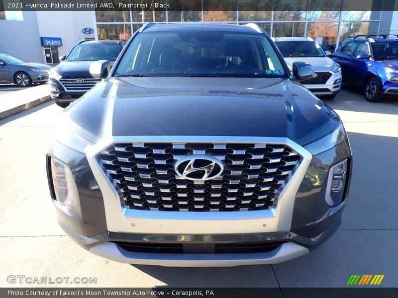 Rainforest / Black 2021 Hyundai Palisade Limited AWD