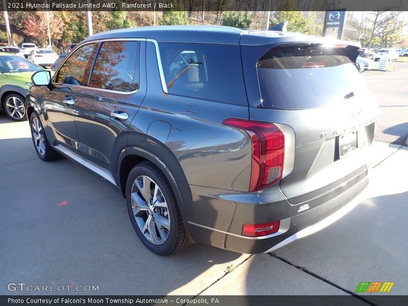 Rainforest / Black 2021 Hyundai Palisade Limited AWD