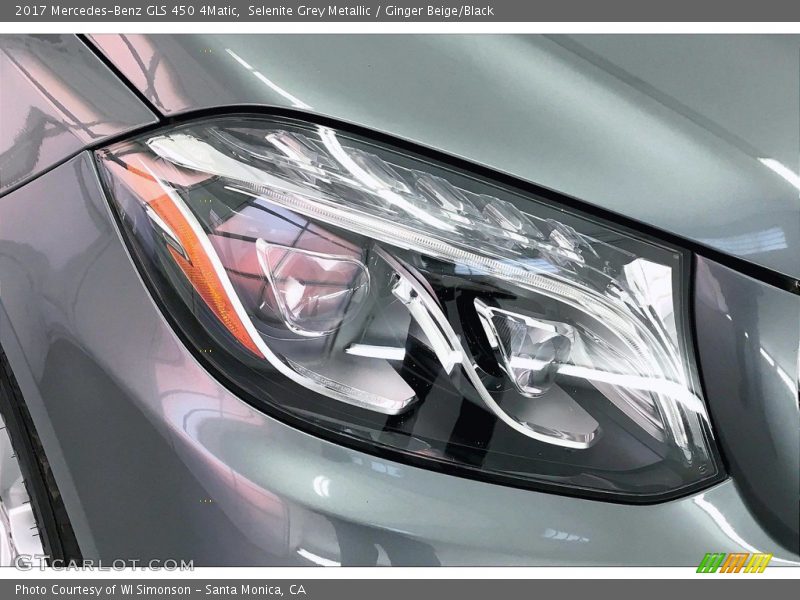 Selenite Grey Metallic / Ginger Beige/Black 2017 Mercedes-Benz GLS 450 4Matic
