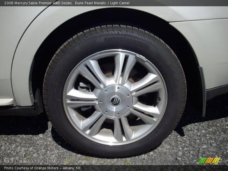 Dune Pearl Metallic / Light Camel 2008 Mercury Sable Premier AWD Sedan