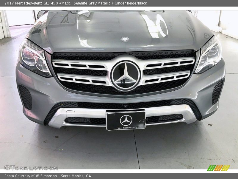 Selenite Grey Metallic / Ginger Beige/Black 2017 Mercedes-Benz GLS 450 4Matic