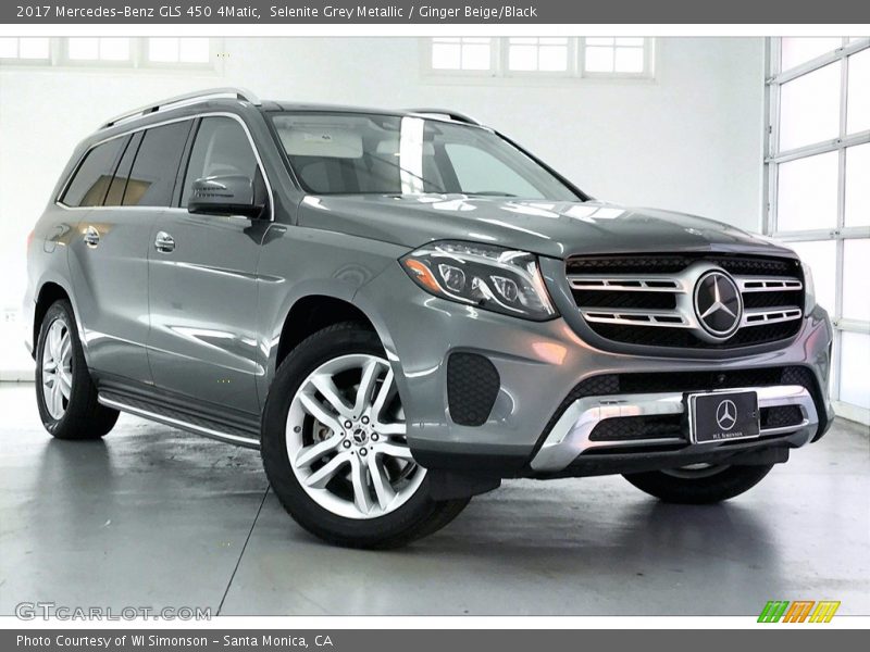 Selenite Grey Metallic / Ginger Beige/Black 2017 Mercedes-Benz GLS 450 4Matic