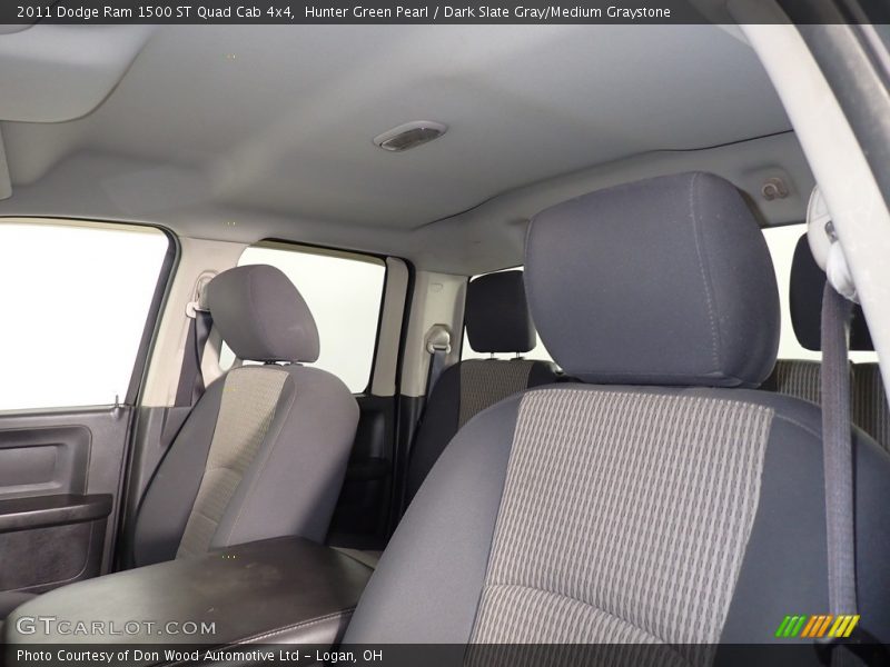 Hunter Green Pearl / Dark Slate Gray/Medium Graystone 2011 Dodge Ram 1500 ST Quad Cab 4x4