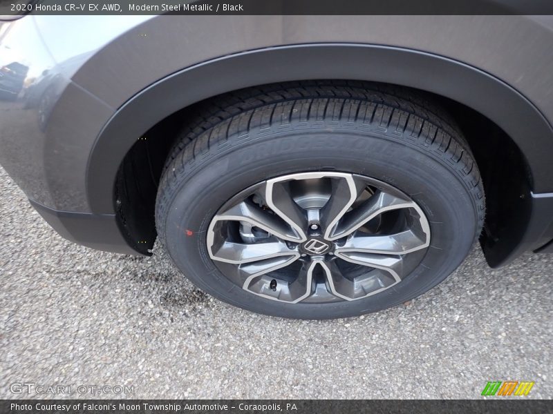 Modern Steel Metallic / Black 2020 Honda CR-V EX AWD