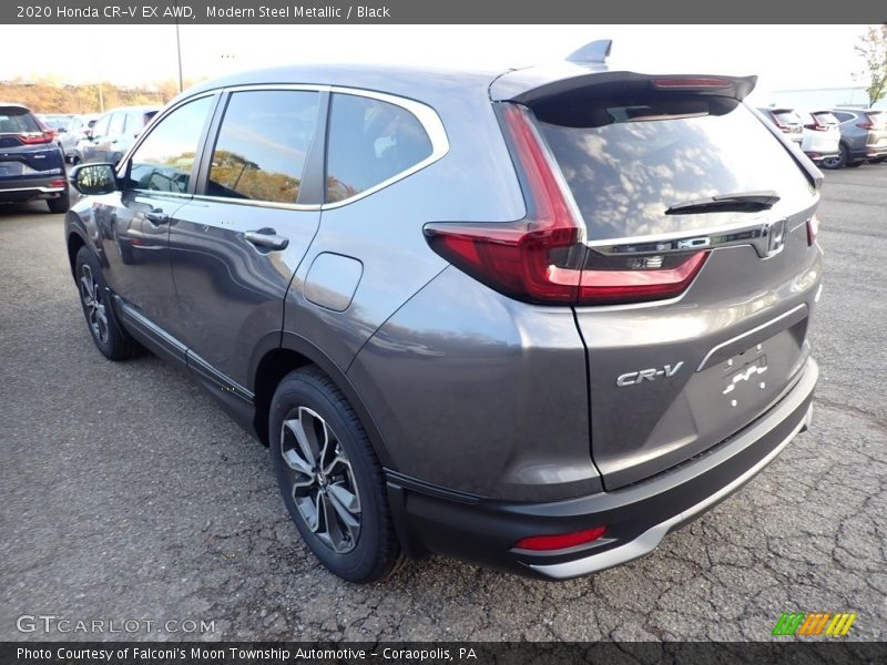 Modern Steel Metallic / Black 2020 Honda CR-V EX AWD
