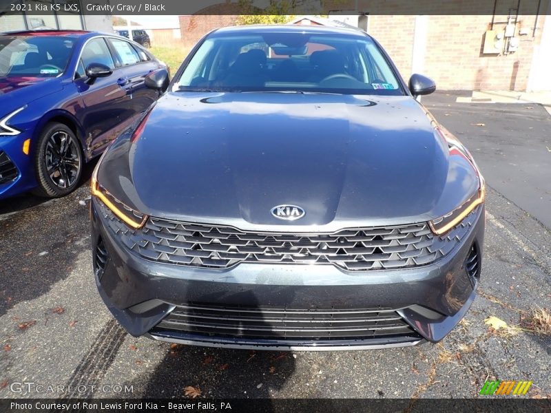 Gravity Gray / Black 2021 Kia K5 LXS