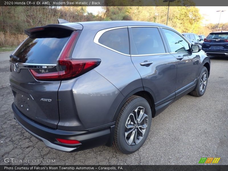 Modern Steel Metallic / Black 2020 Honda CR-V EX AWD