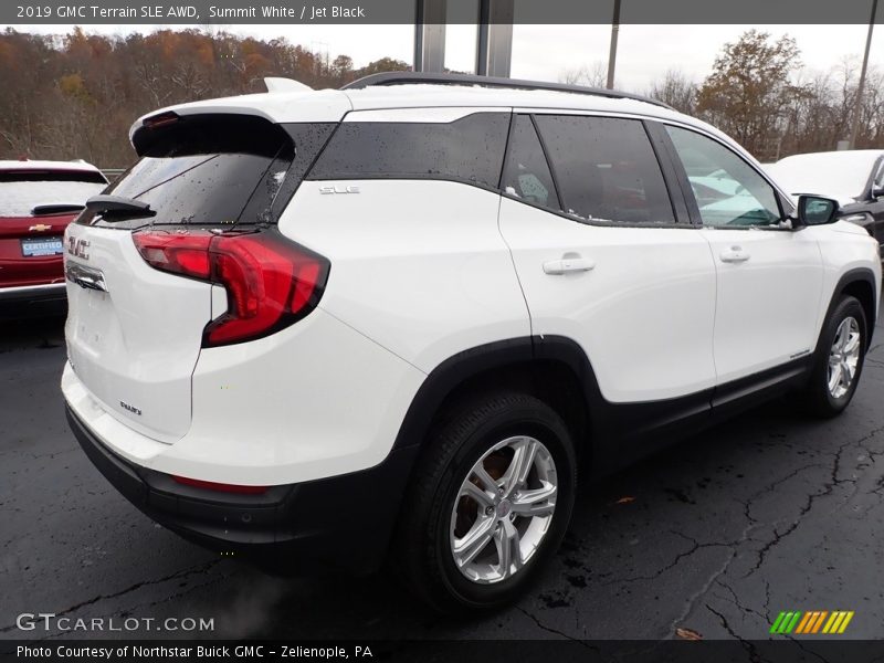 Summit White / Jet Black 2019 GMC Terrain SLE AWD
