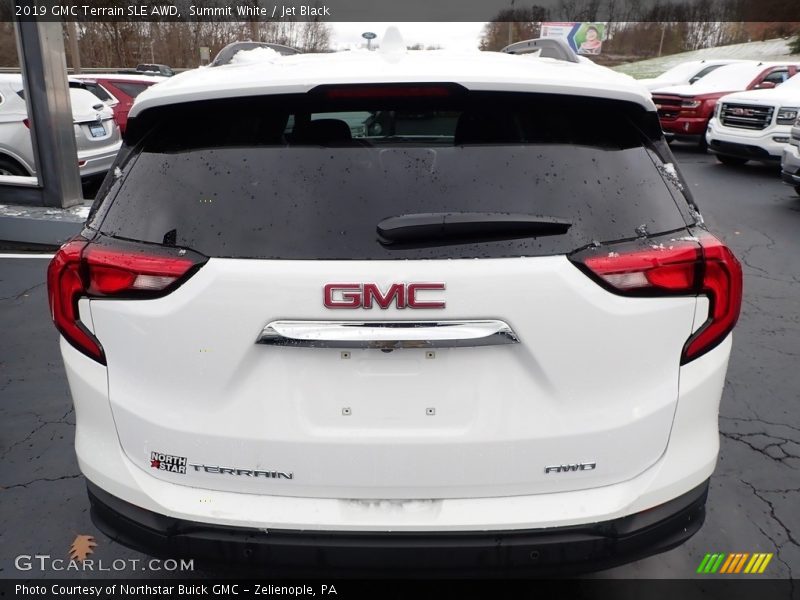 Summit White / Jet Black 2019 GMC Terrain SLE AWD