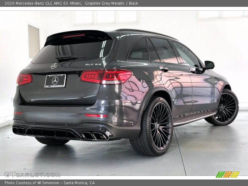 Graphite Grey Metallic / Black 2020 Mercedes-Benz GLC AMG 63 4Matic