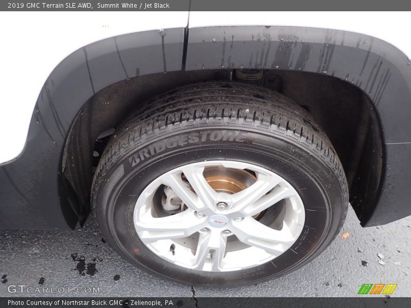 Summit White / Jet Black 2019 GMC Terrain SLE AWD