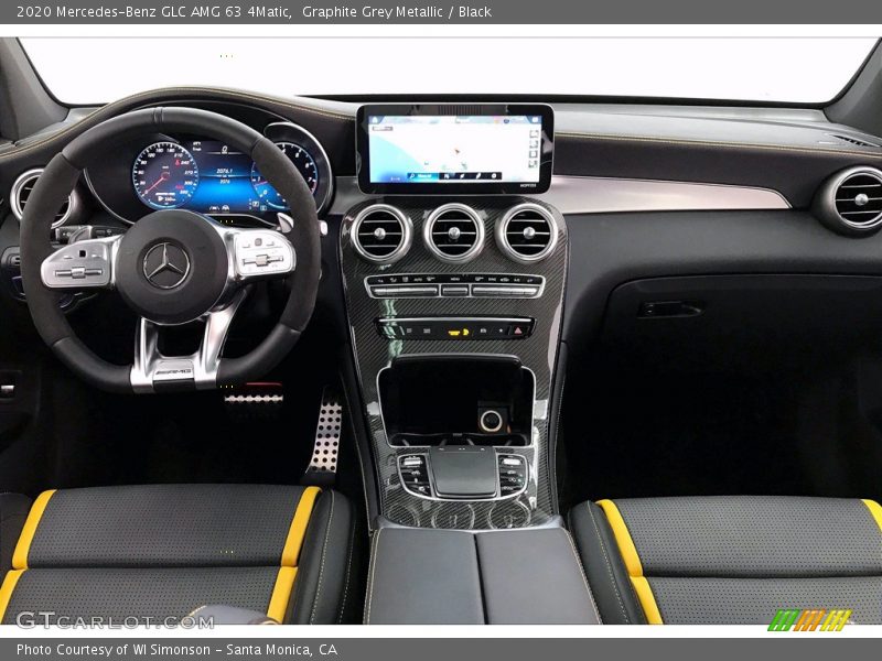 Dashboard of 2020 GLC AMG 63 4Matic