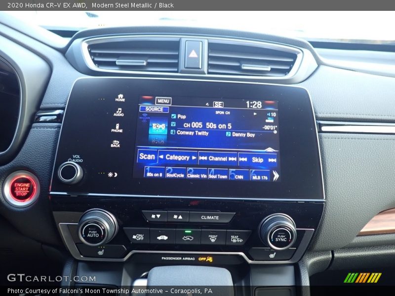 Modern Steel Metallic / Black 2020 Honda CR-V EX AWD