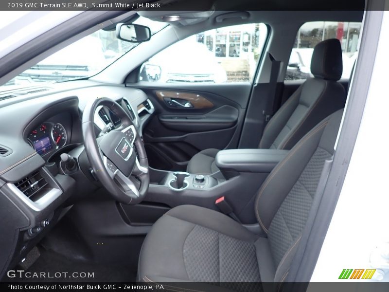 Summit White / Jet Black 2019 GMC Terrain SLE AWD
