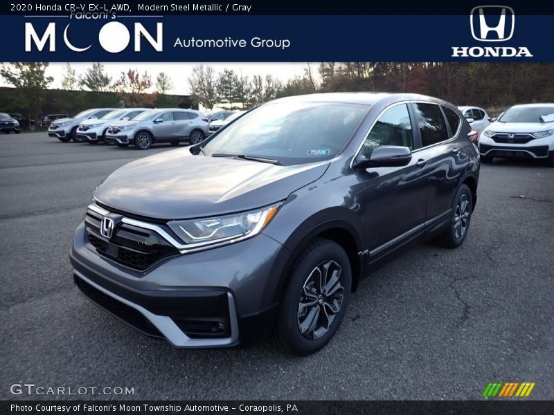 Modern Steel Metallic / Gray 2020 Honda CR-V EX-L AWD