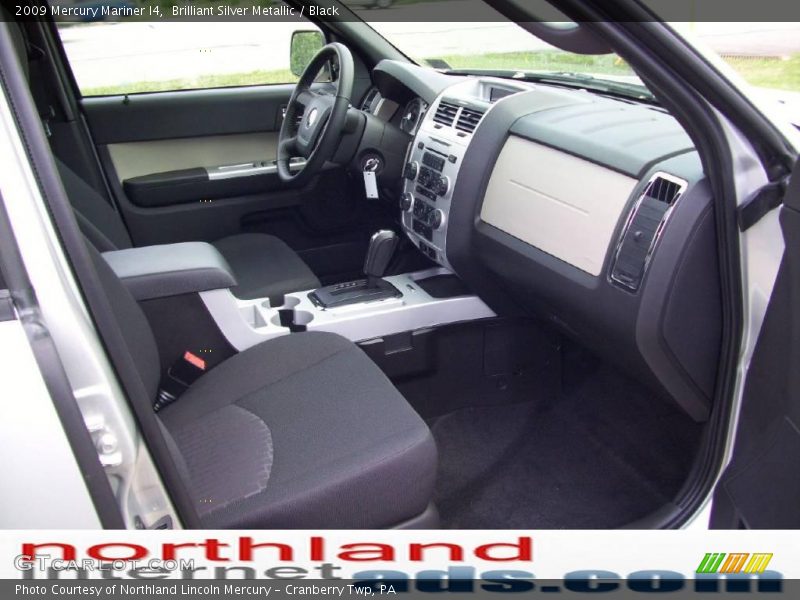 Brilliant Silver Metallic / Black 2009 Mercury Mariner I4