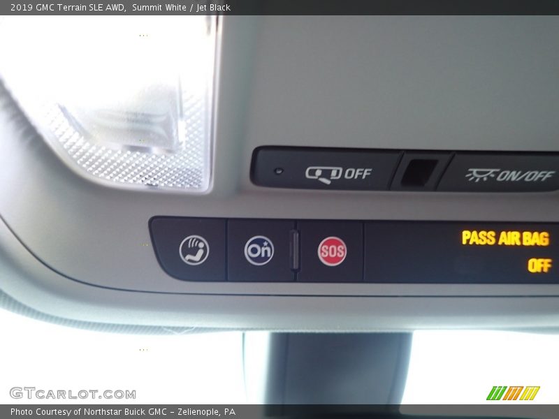 Summit White / Jet Black 2019 GMC Terrain SLE AWD