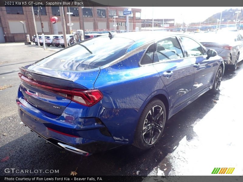 Sapphire Blue / Black 2021 Kia K5 GT-Line