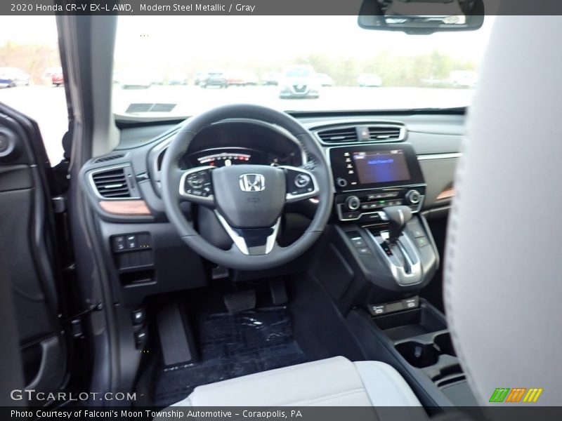 Modern Steel Metallic / Gray 2020 Honda CR-V EX-L AWD