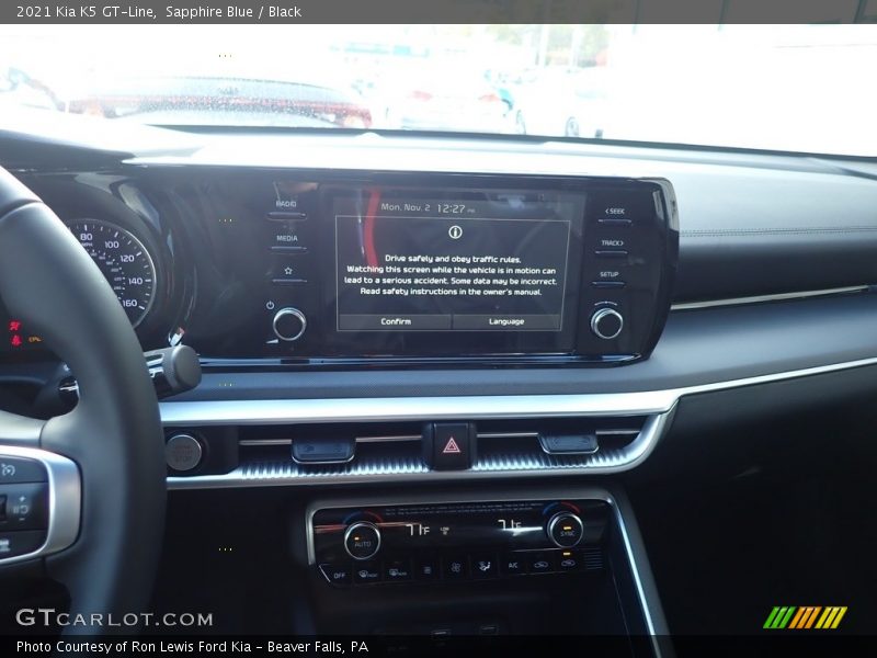 Sapphire Blue / Black 2021 Kia K5 GT-Line