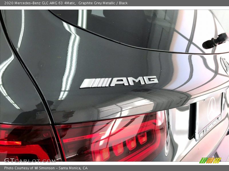 Graphite Grey Metallic / Black 2020 Mercedes-Benz GLC AMG 63 4Matic