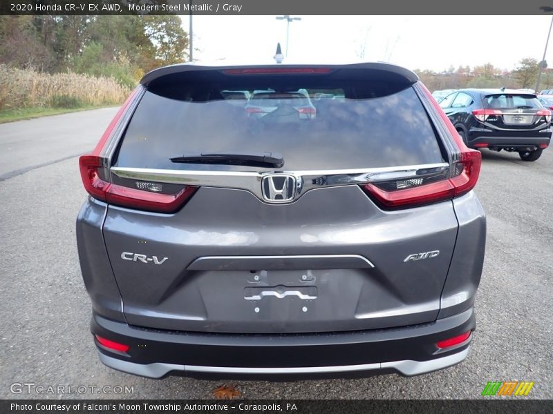 Modern Steel Metallic / Gray 2020 Honda CR-V EX AWD