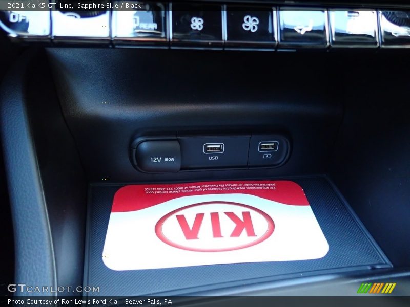 Sapphire Blue / Black 2021 Kia K5 GT-Line