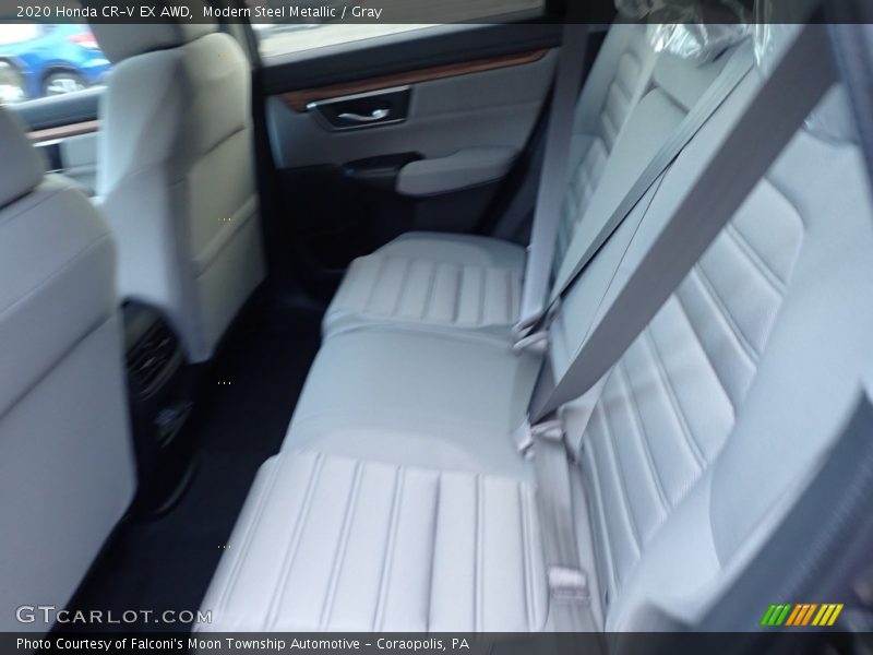 Modern Steel Metallic / Gray 2020 Honda CR-V EX AWD