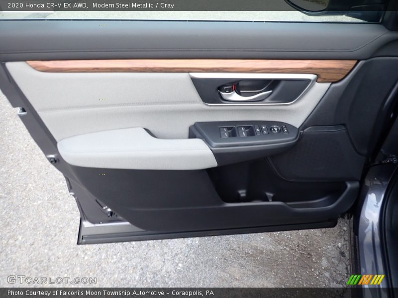Modern Steel Metallic / Gray 2020 Honda CR-V EX AWD