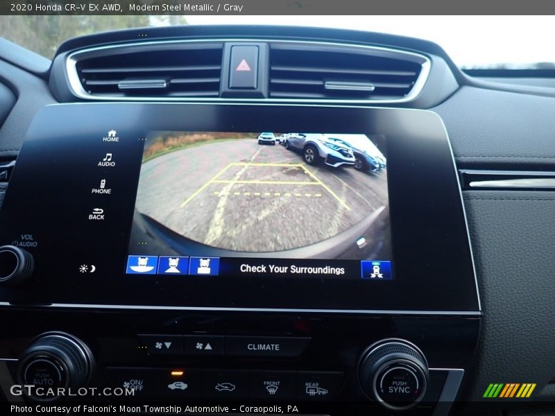 Modern Steel Metallic / Gray 2020 Honda CR-V EX AWD