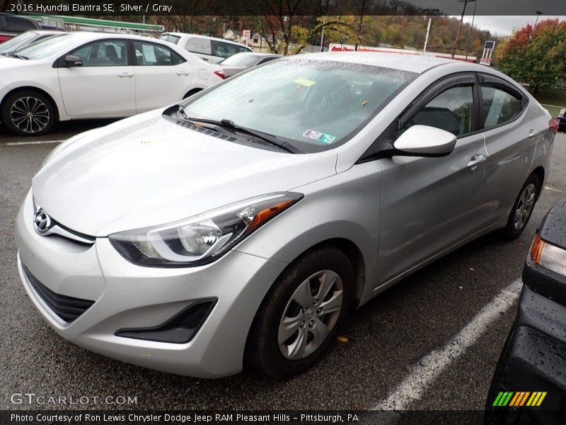 Silver / Gray 2016 Hyundai Elantra SE