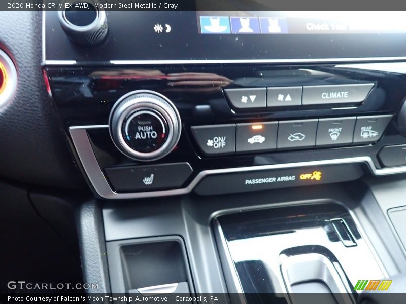 Modern Steel Metallic / Gray 2020 Honda CR-V EX AWD