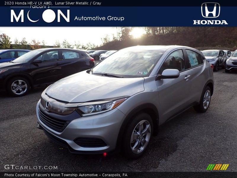 Lunar Silver Metallic / Gray 2020 Honda HR-V LX AWD